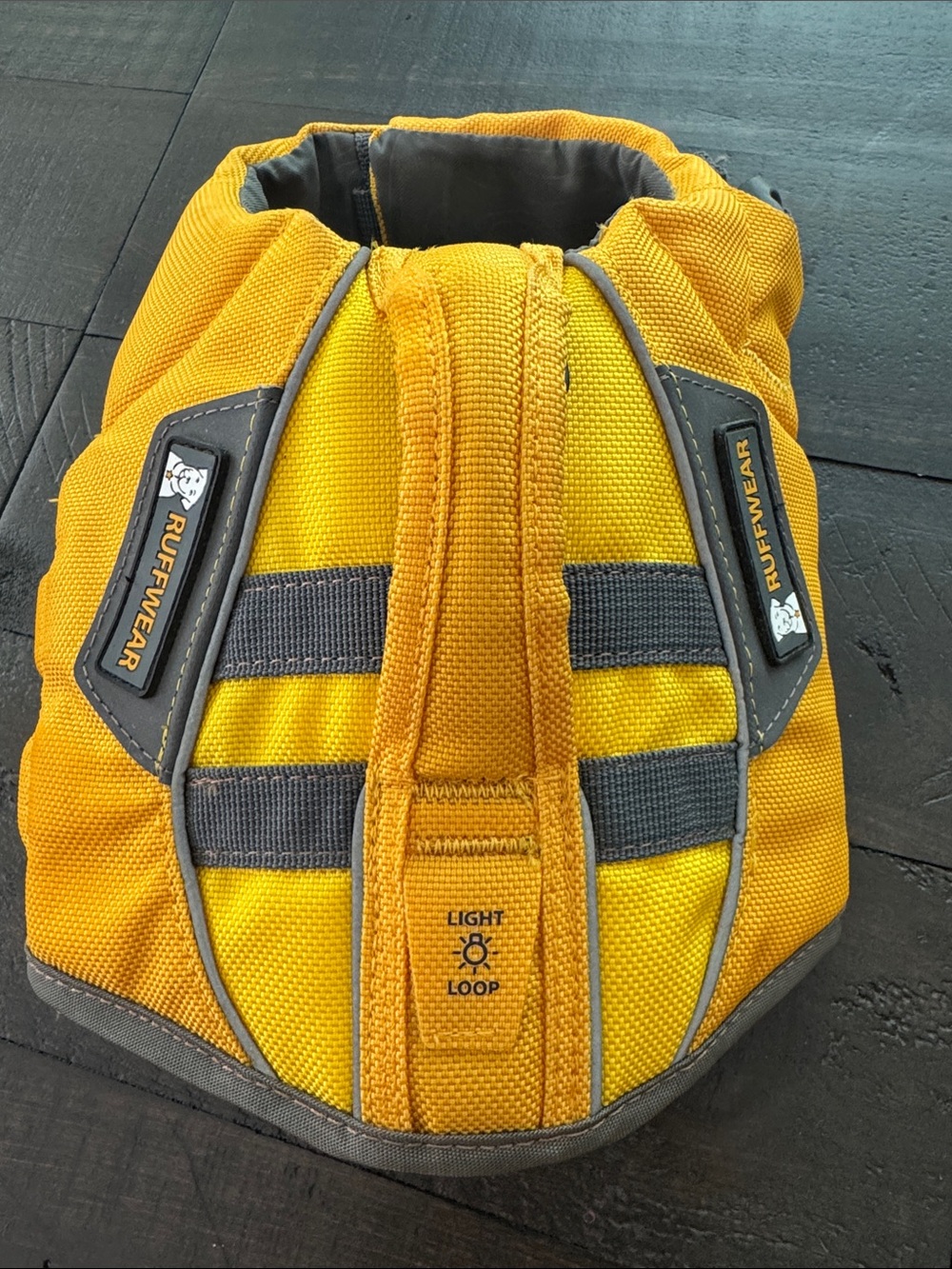 Ruffwear Float Coat Dog Life Jacket Yellow and Gray XXS